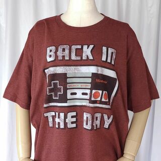ニンテンドウ(任天堂)のXLサイズ/任天堂  NES 半袖Tシャツ ボルドー系(Tシャツ/カットソー(半袖/袖なし))