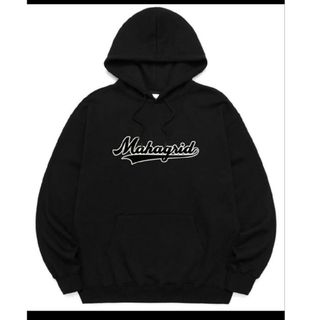 HUF - mahagrid  OLD SCHOOL LOGO HOODIE [BLACK]