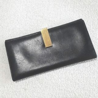 Gucci - 良品　グッチ     長財布  小銭入れ 札入れ カード入れ レザーブラック　黒