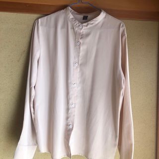 シーイン(SHEIN)の長袖ブラウス　SHEIN ベージュ(シャツ/ブラウス(長袖/七分))