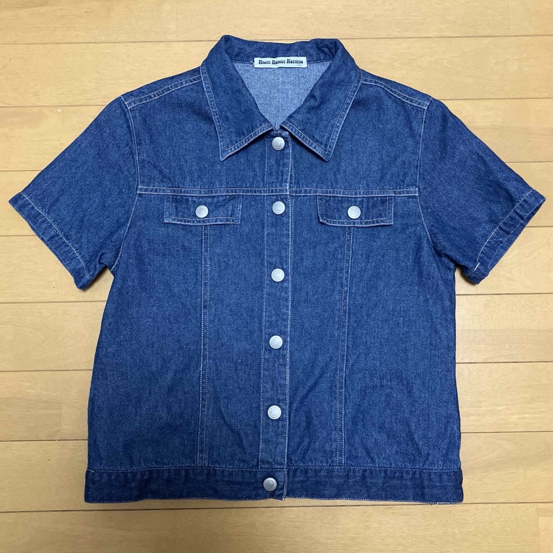 デニム　上下3点セット　150 キッズ/ベビー/マタニティのキッズ服女の子用(90cm~)(その他)の商品写真