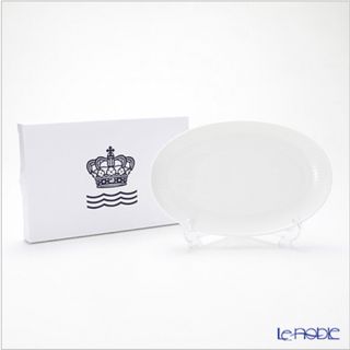 ロイヤルコペンハーゲン(ROYAL COPENHAGEN)のロイヤルコペンハーゲン　ホワイトフルーテッド　オーバルディッシュ　23.5cm(食器)