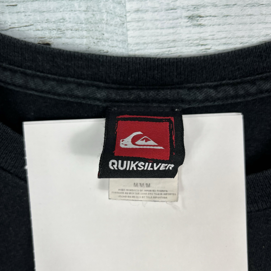 QUIKSILVER(クイックシルバー)のクイックシルバー 古着 プリントロゴ クラック 半袖Tシャツ メンズのトップス(Tシャツ/カットソー(半袖/袖なし))の商品写真
