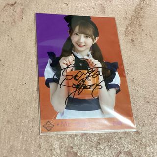 ノイミー　生写真　谷崎早耶　ハロウィン　直筆(アイドルグッズ)