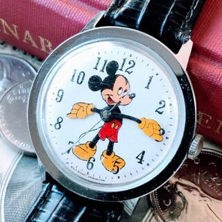 タイメックス(TIMEX)の#3037【超可愛い！】 ディズニー ミッキーマウス 手巻き TIMEX 動作品(腕時計(アナログ))