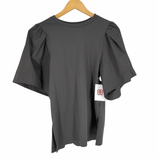 プラステ(PLST)のPLST(プラステ) ファブリックコンビフレアスリーブ レディース トップス(Tシャツ(半袖/袖なし))