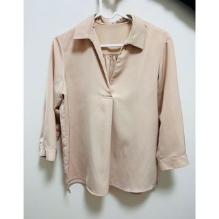 N.Natural beauty basic - ナチュラルビューティベーシック　ブラウス　くすみピンク　春服