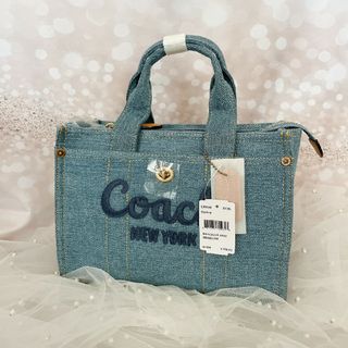 コーチ(COACH)の【24時間以内発送】 COACH   トート  インディゴ　デニム ショルダー(トートバッグ)