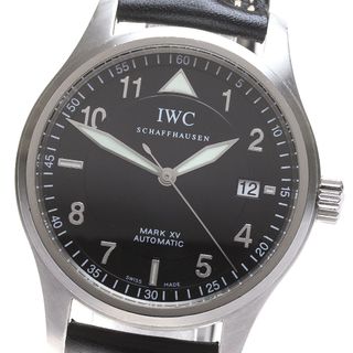 インターナショナルウォッチカンパニー(IWC)のIWC SCHAFFHAUSEN IW325312 パイロットウォッチ スピットファイア マークXV デイト 自動巻き メンズ 良品 保証書付き_815396(腕時計(アナログ))