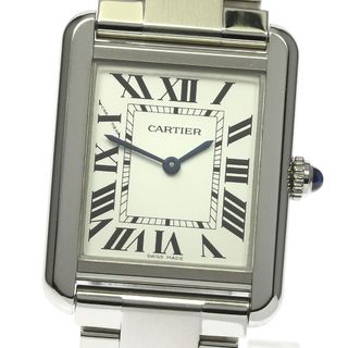 カルティエ(Cartier)のカルティエ CARTIER W5200013 タンクソロ SM クォーツ レディース 良品 保証書付き_735610(腕時計)