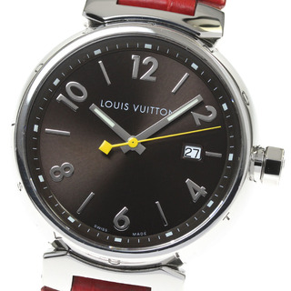 ルイヴィトン(LOUIS VUITTON)のルイ・ヴィトン LOUIS VUITTON Q1111 タンブール デイト クォーツ メンズ _814008(腕時計(アナログ))