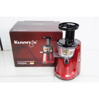 【中古】Kuvingsクビンス 石臼式低速サイレントジューサー 低速圧搾ジューサー レッド NS-993PSM(ジューサー/ミキサー)