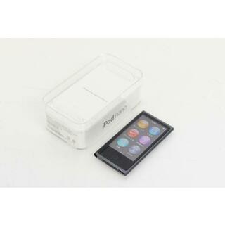 【中古】Appleアップル 第7世代 iPod nano 16GB スペースグレイ MKN52J(ポータブルプレーヤー)
