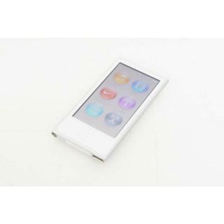 【中古】Appleアップル 第7世代 iPod nano 16GB MKN22J シルバー(ポータブルプレーヤー)