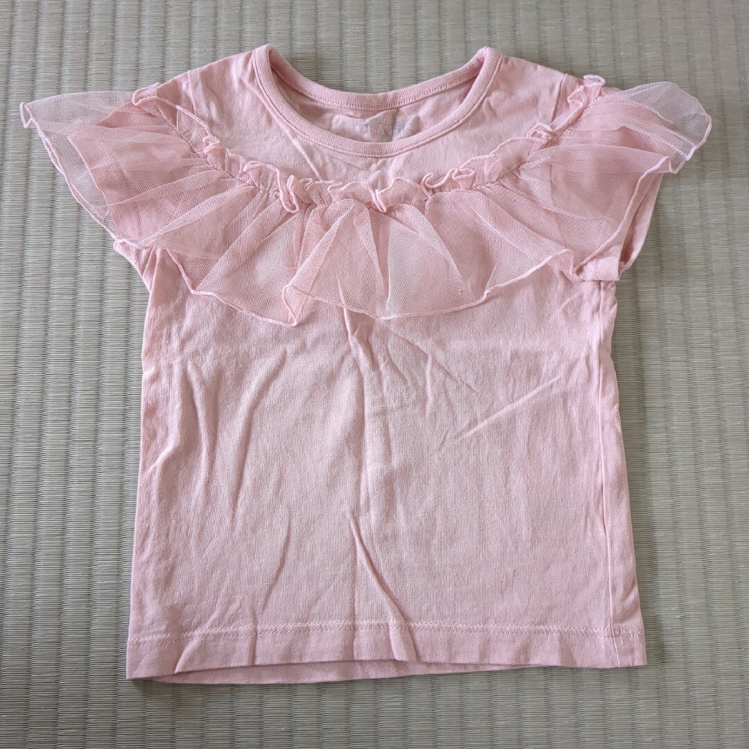 女の子　半袖トップス　90 キッズ/ベビー/マタニティのキッズ服女の子用(90cm~)(Tシャツ/カットソー)の商品写真