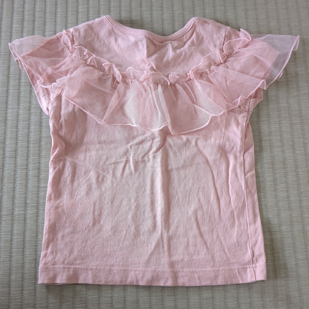 女の子　半袖トップス　90 キッズ/ベビー/マタニティのキッズ服女の子用(90cm~)(Tシャツ/カットソー)の商品写真