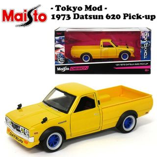 TOKYO MOD 1973 Datsun 620 Pick up Yellow(ミニカー)