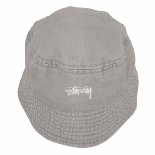 ステューシー(STUSSY)のStussy(ステューシー) ロゴ刺繍 バケットハット メンズ 帽子 ハット(ハット)