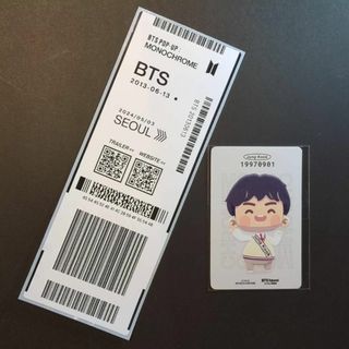 BTS POPUP  MONOCHROME 購入特典 入場特典 ジョングク