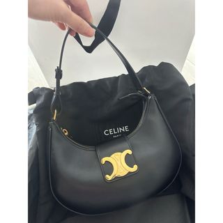 セリーヌ(celine)のCELINE AVA トリオンフ バッグ ブラック(トートバッグ)