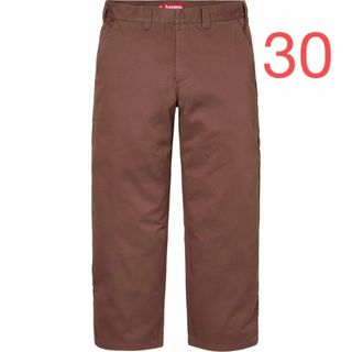 シュプリーム(Supreme)の新品30 Supreme Work Pant Brown 24SS(チノパン)