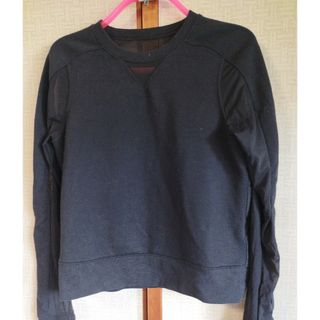 アバクロンビーアンドフィッチ(Abercrombie&Fitch)の【美品】アバクロ シースルー スウェットトップス★小さいサイズ(カットソー(長袖/七分))