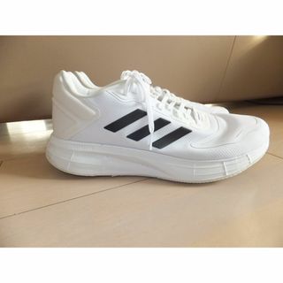 アディダス(adidas)のアディダス 白 ランニングシューズ デュラモ GW8348 スニーカー 30cm(スニーカー)