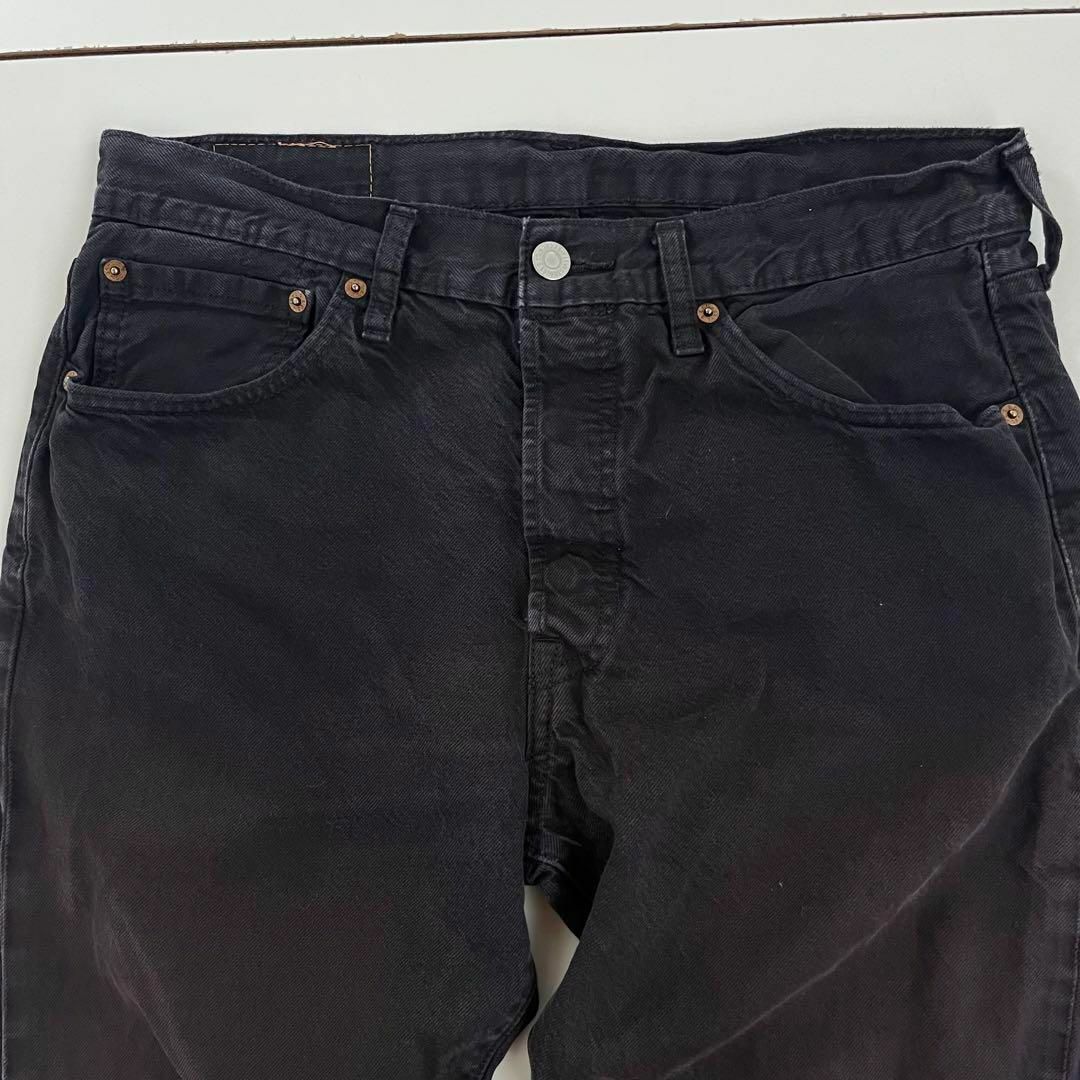 Levi's(リーバイス)のリーバイス ブラックデニム サルファ染め 後染め W32 ゴールデンサイズ メンズのパンツ(デニム/ジーンズ)の商品写真