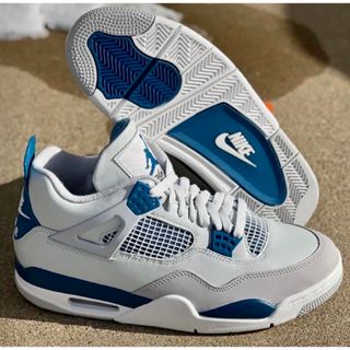 ナイキ(NIKE)のAir Jordan 4 Retro Industrial Blue 28cm(スニーカー)