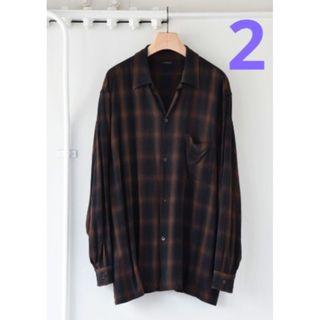 コモリ(COMOLI)のCOMOLI 24SS レーヨンオープンカラーシャツ 2(シャツ)