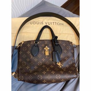 ルイヴィトン(LOUIS VUITTON)のルイヴィトン　フラワージップドトートPM   ノワール　モノグラム(トートバッグ)