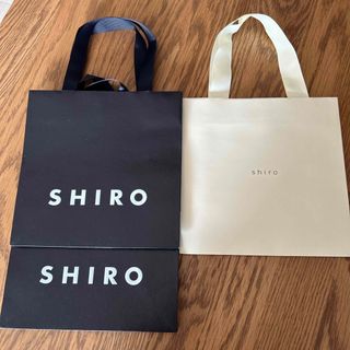 シロ(shiro)のshiro 紙袋(ショップ袋)