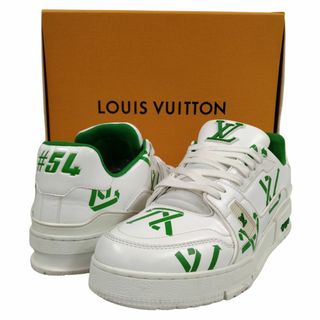 ルイヴィトン(LOUIS VUITTON)のLOUIS VUITTON ルイ・ヴィトン LV トレイナー ライン LV アップサイクル レザー スニーカー シューズ 正規品 / 34188(スニーカー)