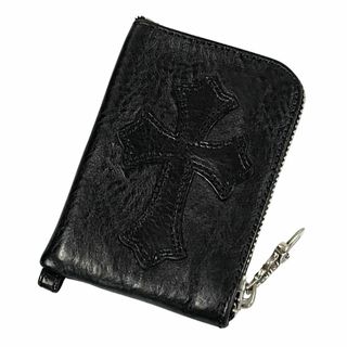 クロムハーツ(Chrome Hearts)のCHROME HEARTS クロムハーツ ZIP TINY タイニージップ セメタリー クロスパッチ ダガー ウォレット 国内正規 インボイス付き / 34161(折り財布)