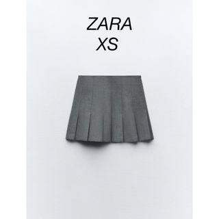 ザラ(ZARA)のZARA ボックスプリーツ ミニスカート(ミニスカート)