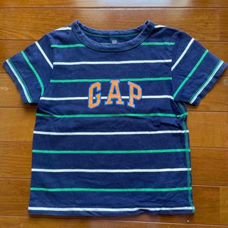 ギャップキッズ(GAP Kids)のGAP ボーダー半袖Tシャツ　90 紺色(Tシャツ/カットソー)