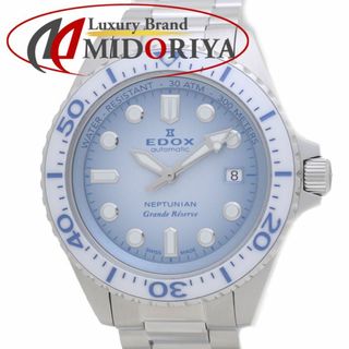 EDOX - EDOX エドックス ネプチュニアン グランデ 80801-3BBUM-BUCDN ステンレススチール メンズ /39422【中古】【腕時計】