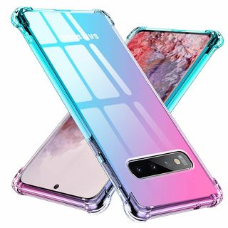 【サイズ:GalaxyS10Plus_色:ピンク+グリーン】TMUJWS Gal(その他)