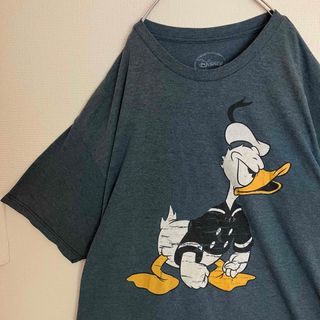 ディズニー(Disney)のDisneyディズニードナルドダックキャラクターTシャツオーバーサイズtシャツ(Tシャツ/カットソー(半袖/袖なし))