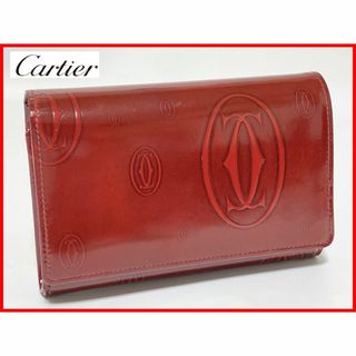 カルティエ(Cartier)のCartier カルティエ 二つ折り 財布 エナメル D11(財布)