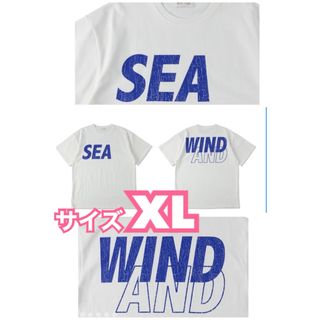 WIND AND SEA - 新品　WIND AND SEA SEA Tシャツ "ホワイト ブルー"