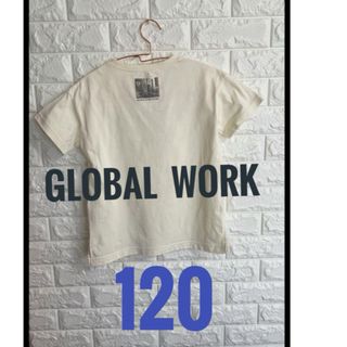 グローバルワーク(GLOBAL WORK)のGROBAL  WORK グローバルワーク　アイボリー　T シャツ　120(Tシャツ/カットソー)