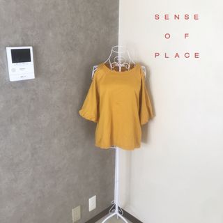 センスオブプレイスバイアーバンリサーチ(SENSE OF PLACE by URBAN RESEARCH)のセンスオブプレイス♡2度着用　カットソー(カットソー(半袖/袖なし))