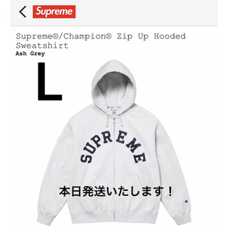 シュプリーム(Supreme)のSupreme x Champion Zip Up Hooded Lサイズ(パーカー)