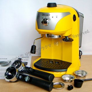 デロンギ(DeLonghi)の美品 デロンギ エスプレッソ・カプチーノメーカー EC221Y ラテアートにも(エスプレッソマシン)