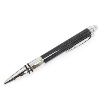 モンブラン(MONTBLANC)のモンブラン スターウォーカー カーボン ツイスト式 ボールペン M シルバー ブラック 黒 MB109363 箱付 MONTBLANC（美品）(ペン/マーカー)