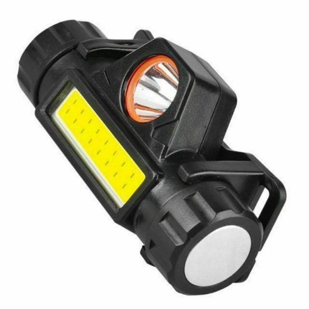 2個セット LED ヘッドライト 小型 強力 充電式 明るい USB キャンプ スポーツ/アウトドアのアウトドア(ライト/ランタン)の商品写真