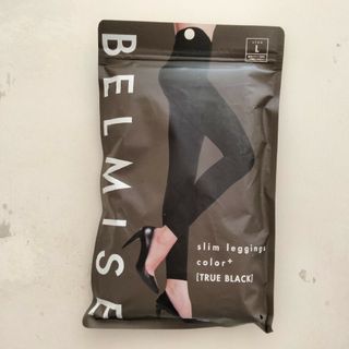 ベルミス(BELMISE)のBELMISE　ベルミス　着圧レギンス　 トゥルーブラック　L(レギンス/スパッツ)