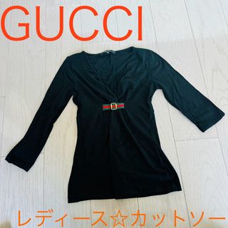 Gucci - グッチ☆ レディース カットソー 〜春物にぴったり♪七分袖〜