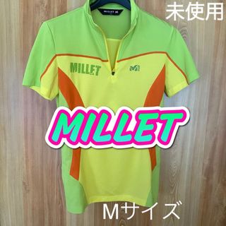 ミレー(MILLET)の【MILLET】ミレー☆ハーフジップアップ☆半袖☆レディース M メンズS 相当(ポロシャツ)